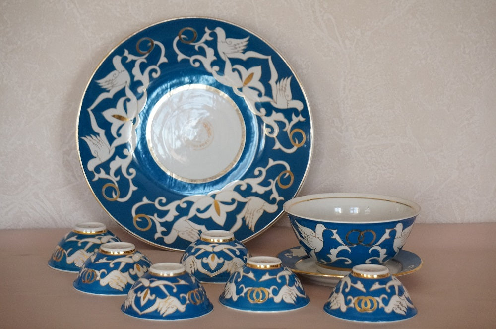 現地購入　ウズベキスタン 大皿　27センチ　未使用 現地購入 ウズベキスタン 大皿 27センチ 未使用 現地購入