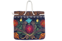 画像をギャラリービューアに読み込む, Suzani Kinchaku Bag - 0604JP