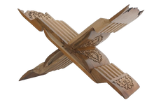 画像をギャラリービューアに読み込む, Wooden Book Stand - 木製iPadスタンド(クルミの木)-25cm