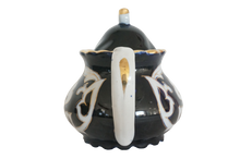 画像をギャラリービューアに読み込む, ウズベキスタン綿花柄 ティーポット・ティーカップ セット