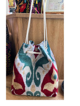 画像をギャラリービューアに読み込む, IKAT Baxmal Kinchaku Bag -Order2点