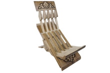 画像をギャラリービューアに読み込む, Wooden Book Stand - 木製iPadスタンド(クルミの木)-23cm