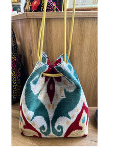 IKAT Baxmal Kinchaku Bag -Order2点